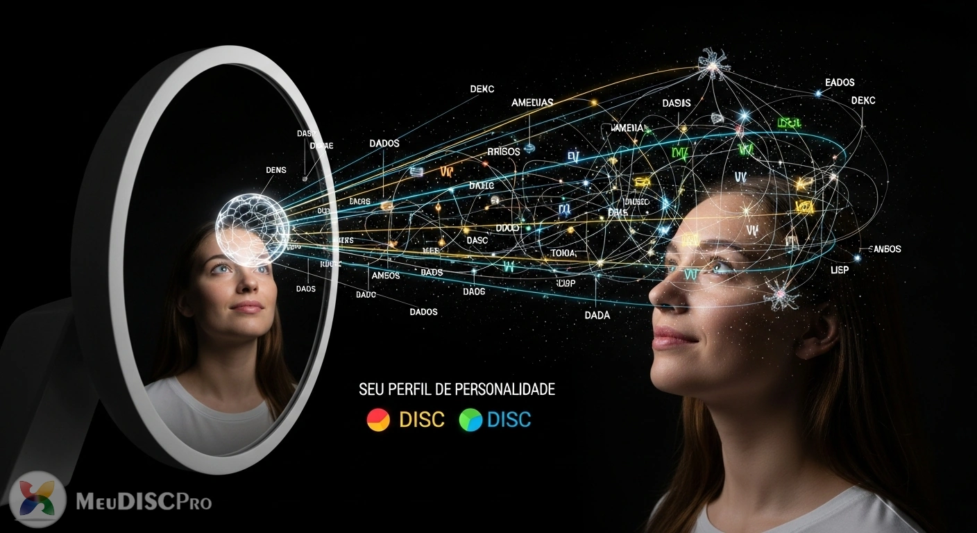 Imagem de destaque para IA e o Novo Espelho: Como a Inteligência Artificial Potencializa Seu Autoconhecimento com o DISC