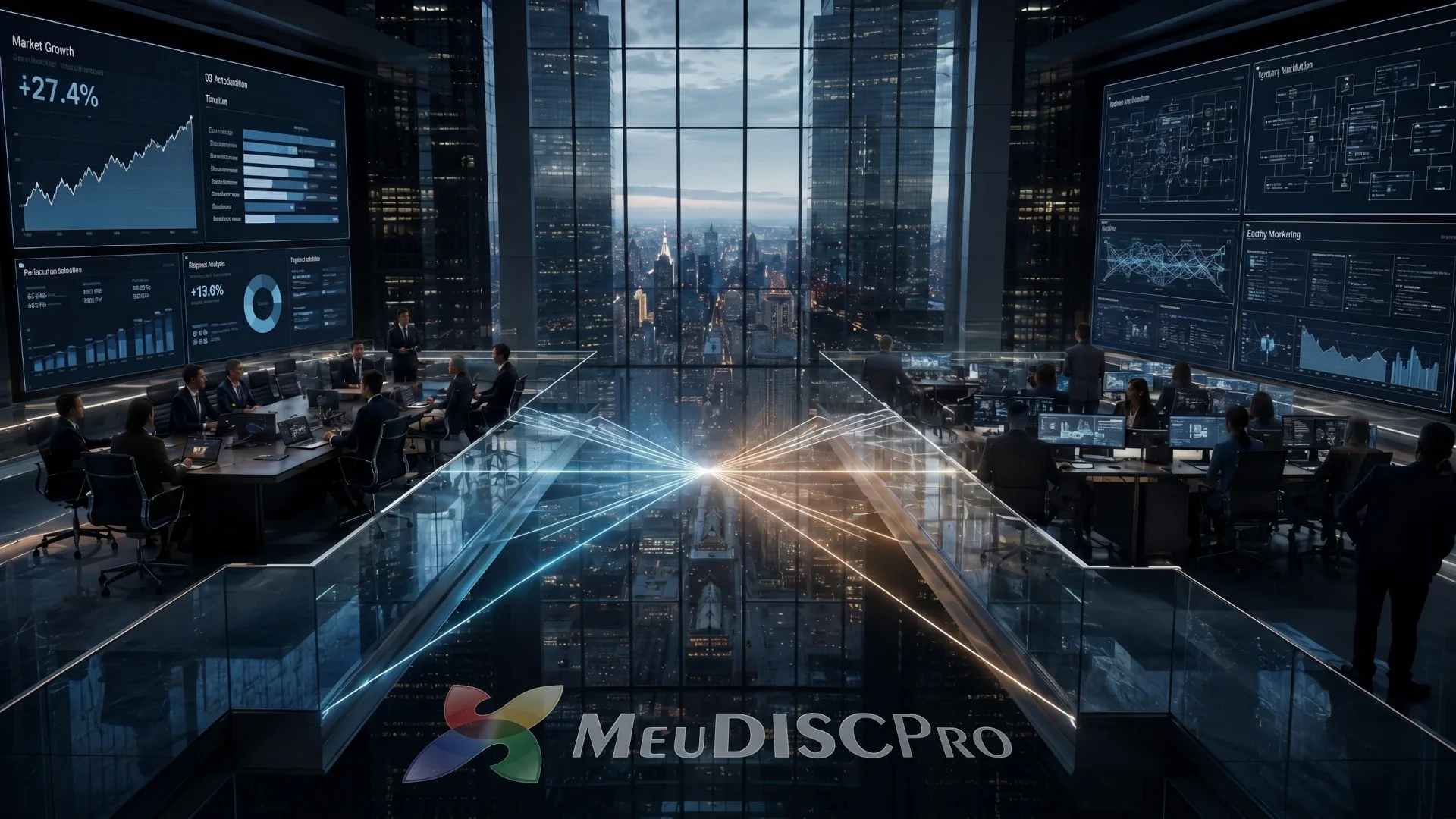 Liderança e especialistas técnicos conectados por uma ponte, simbolizando conflitos de prioridades.