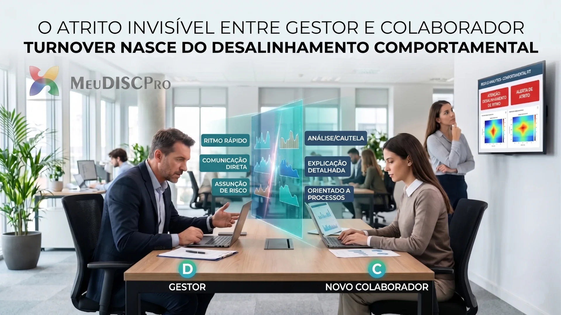 People Analytics identifica atritos comportamentais entre gestor e colaborador durante o onboarding.